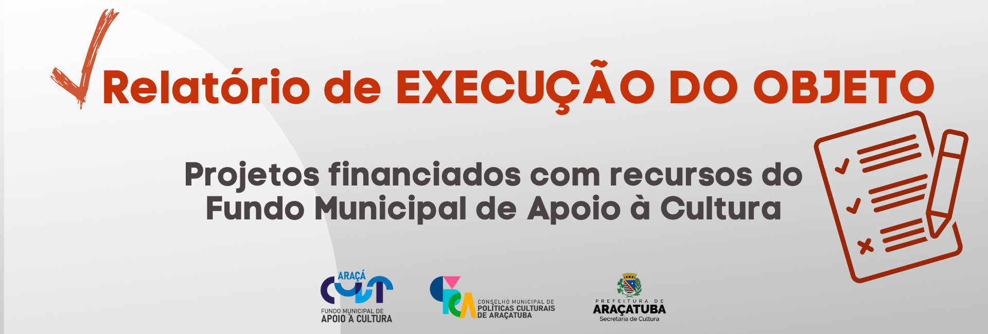 Prestação de Contas - Fundo Municipal de Apoio à Cultura