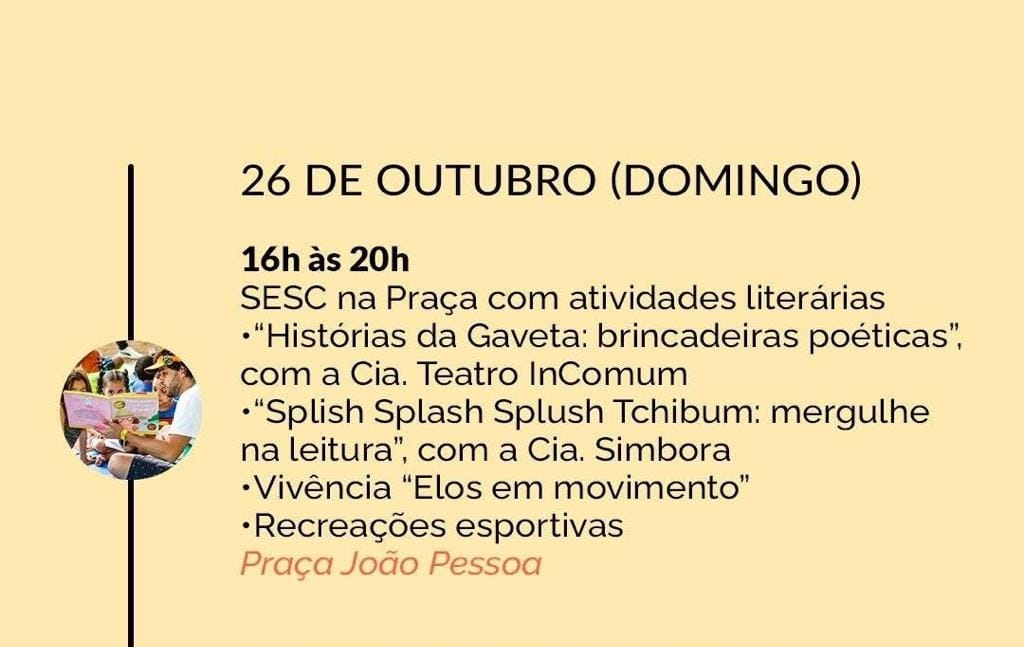 Sesc na Praça João Pessoa - Especial FELITA