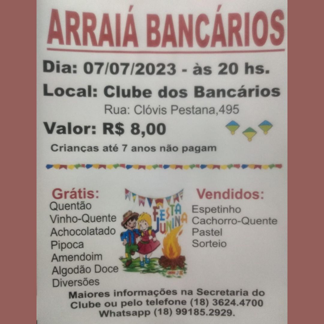 Clube dos Bancários tem novo horário e funciona até mais tarde